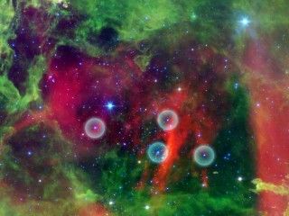 Nebulosa roseta constelación Guide